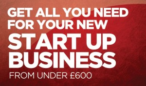 all you need for a business start-up from under £600